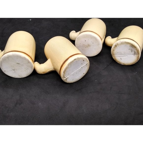 Vintage set of four Thumb do dont fun cant shot glasses - Picture 10 of 12